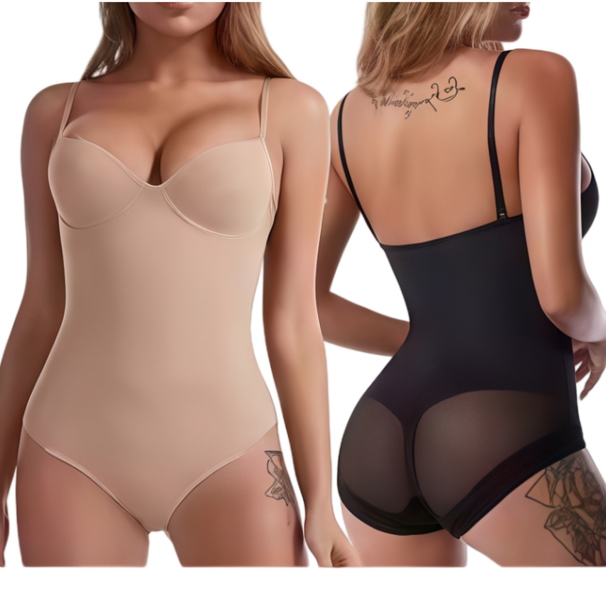 Shapewear Bodysuit Firm - Women's Smooth Shapewear Bodysuit - Waist