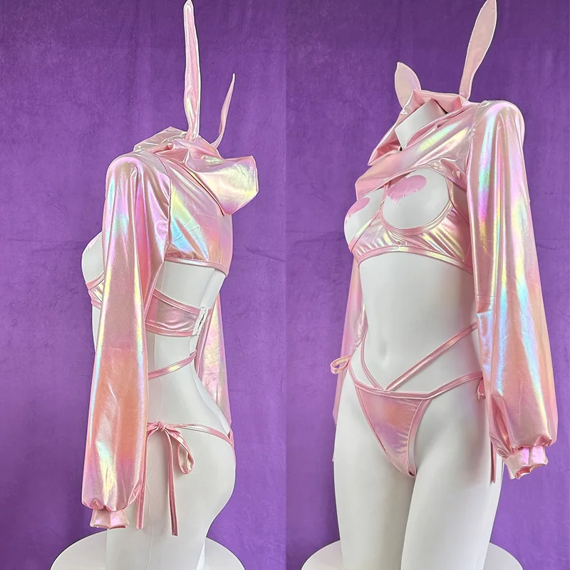 Adult Underwear Costume Pink B - Garter Belt Set 评论和价格