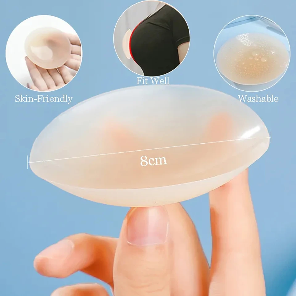 2 Pairs Ultra Thin Reusable Ni - Nipple Cover Pasties 评论和价格