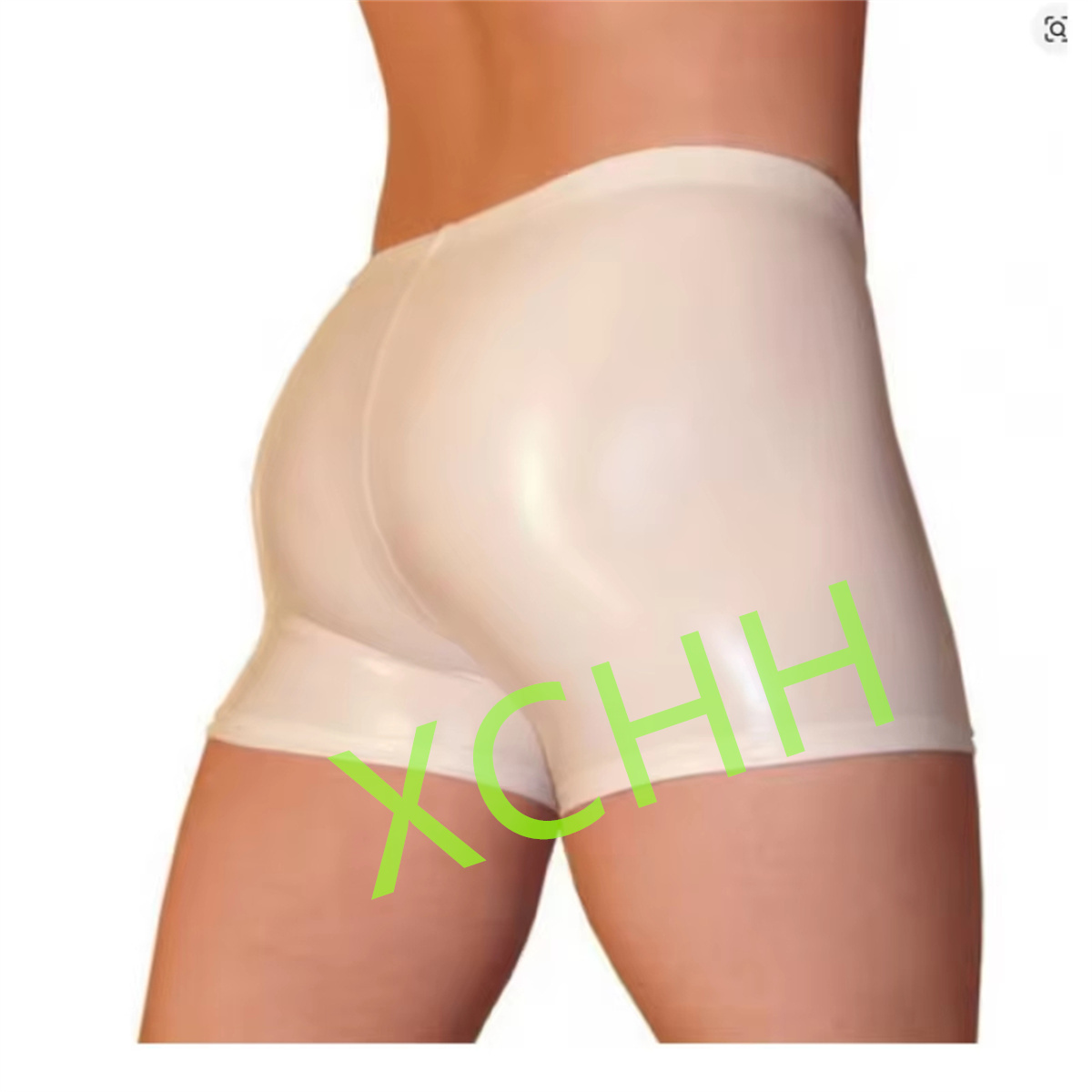 Latex Men Shorts Rubber Pantie - Boyshort Underwear 评论和价格
